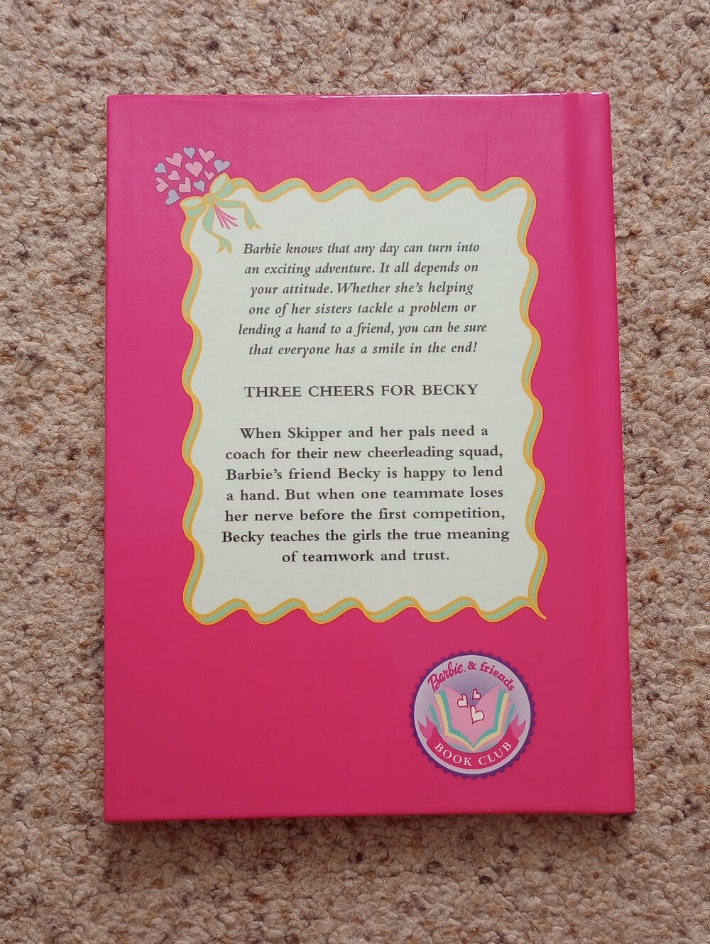 2 Barbie Books Three Cheers For Becky Skipper's Baby-sitting Blues Kids Read - Picture 6 of 7